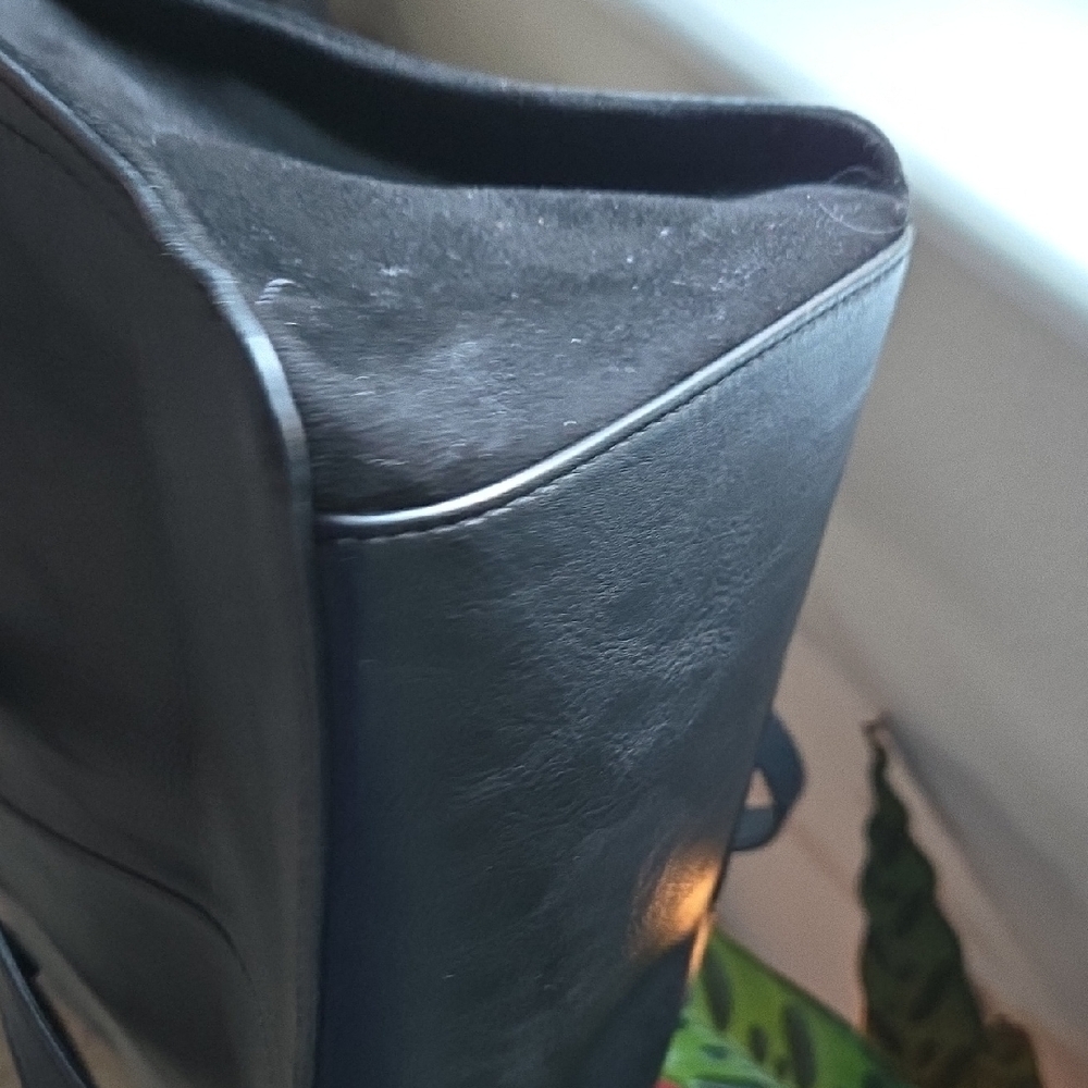 Rachel Zoe Black Tote with Gold Accents - Picture 10 of 17